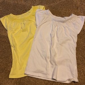 2 (bundle) Summer cotton tees, size 6/6x